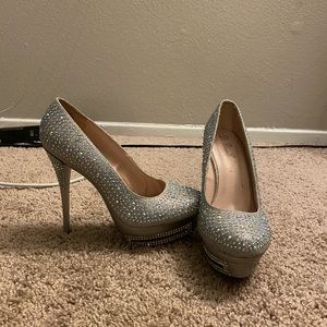 Rhinestone Pumps